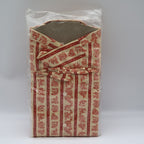 Bellcraft Shirt Boys 10 Vintage 70s Red Cream Toile Print Double Button Cuff NWT - take2supply