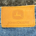 John Deere Y2K Carpenter Denim Shorts Boys 10 Blue Stone Wash NWT Deadstock - take2supply