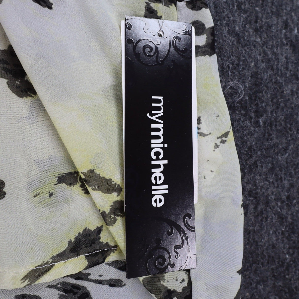 mymichelle Leopard Print Blouse Womens XL Sheer Chiffon Dolman Sleeve Top New - take2supply