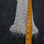 Erin London Cardigan Womens Small Stone Metallic Eyelash Fuzzy Knit Bell Sleeve - take2supply