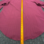 ELY CATTLEMAN Modern Western Shirt Mens XXL Burgundy Pearl Snap NWT - take2supply