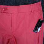AGB Byer California Capri Pants Womens 10 Coral Cuffed Stretch NWT Deadstock - take2supply