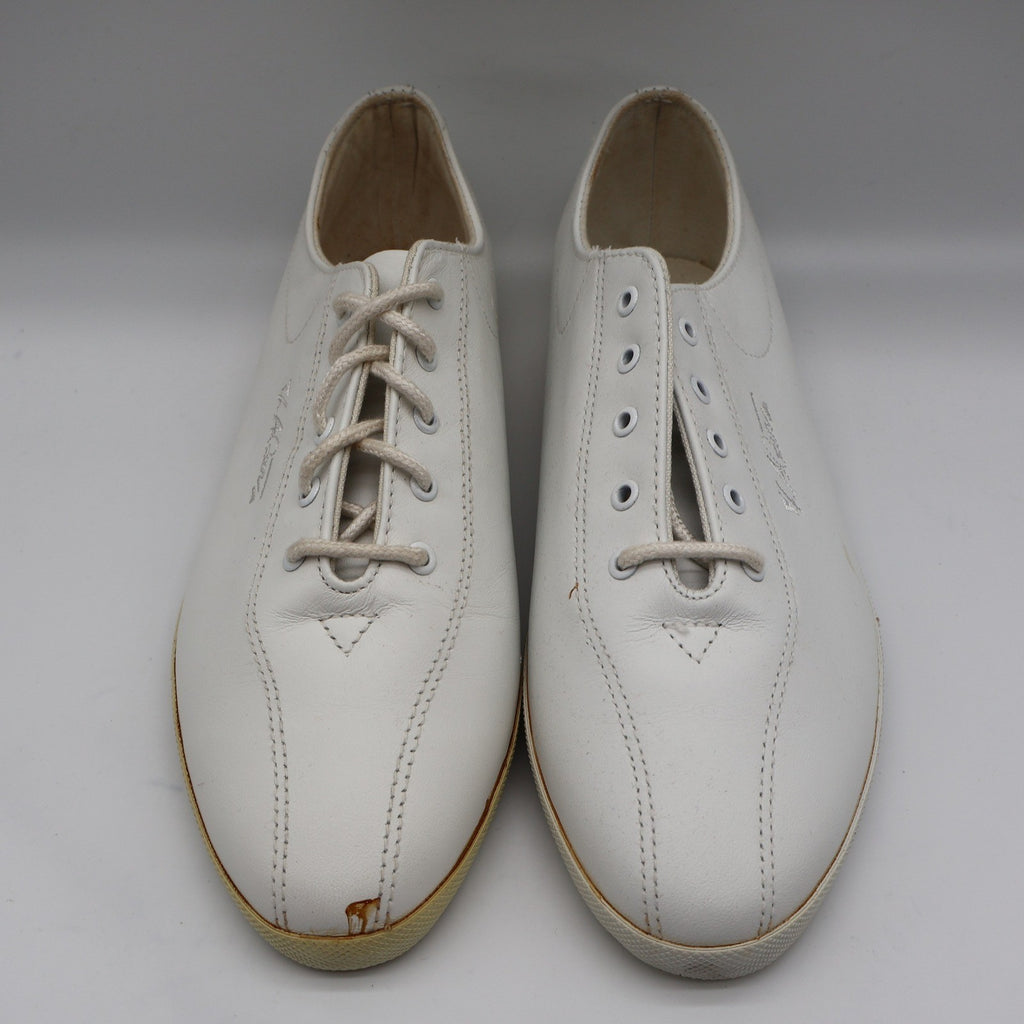 LA Gear Lifestyle Casual Women 10 Vintage 94 White Leather Classic Workout 6814 - take2supply