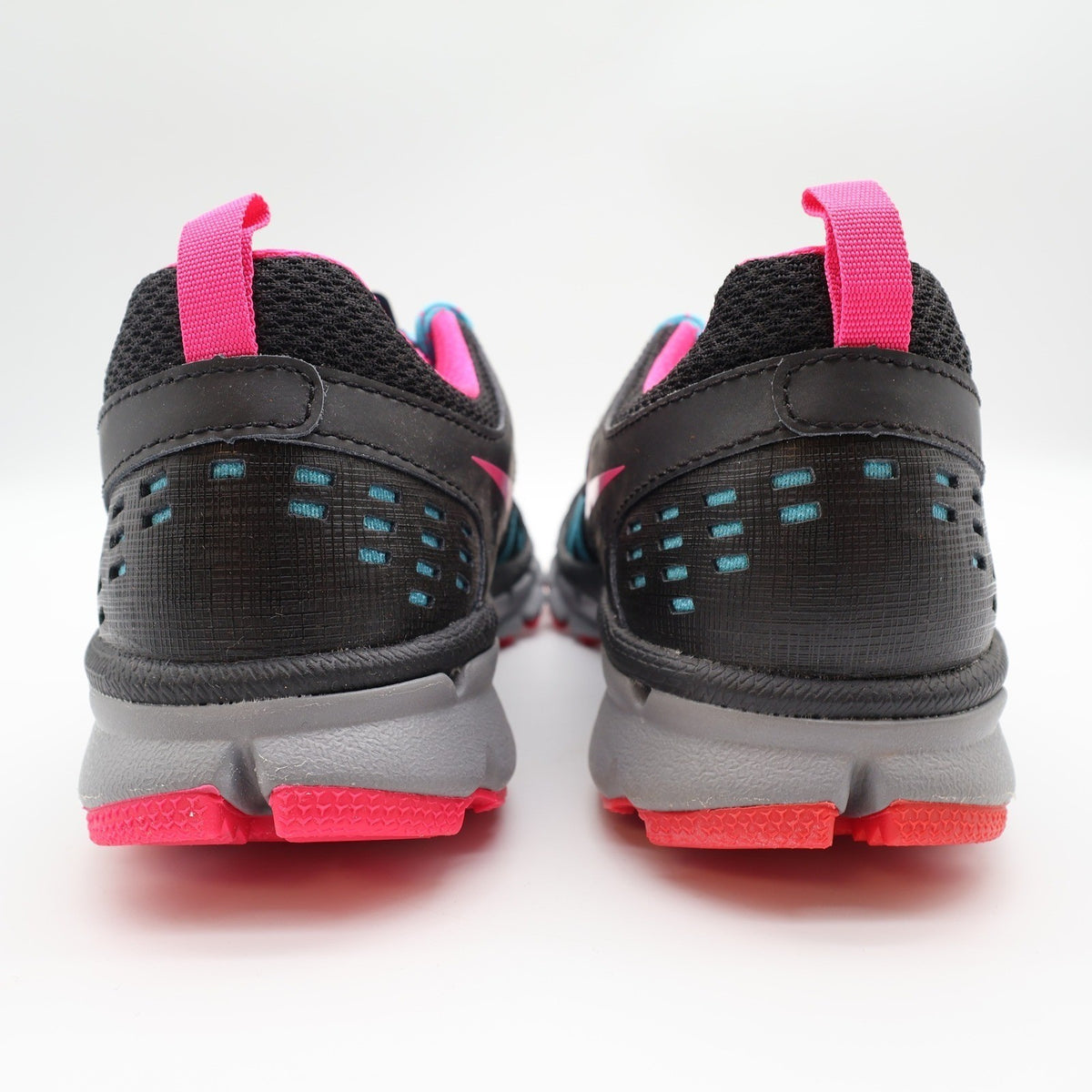 Nike Flex Trail 2 Womens 7 Black Pink Foil Gamma Blue Running Shoes 616681-001 - take2supply