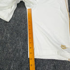 Nike Y2K Dri-FIT Athletic Shorts Womens Small White Gold 238735-100 NWT - take2supply