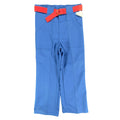 Vintage 70s Kids Trousers Boys 5 Slim Royal Blue Poly Cotton NWT C546 - take2supply