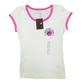 Nike Y2K Ringer Tee Girls XL White Pink Basketball Team 216485 NWT - take2supply
