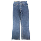 Levi's Vintage Y2K 517 Flare Jeans Girls Size 12 Regular Blue Cotton NOS - take2supply