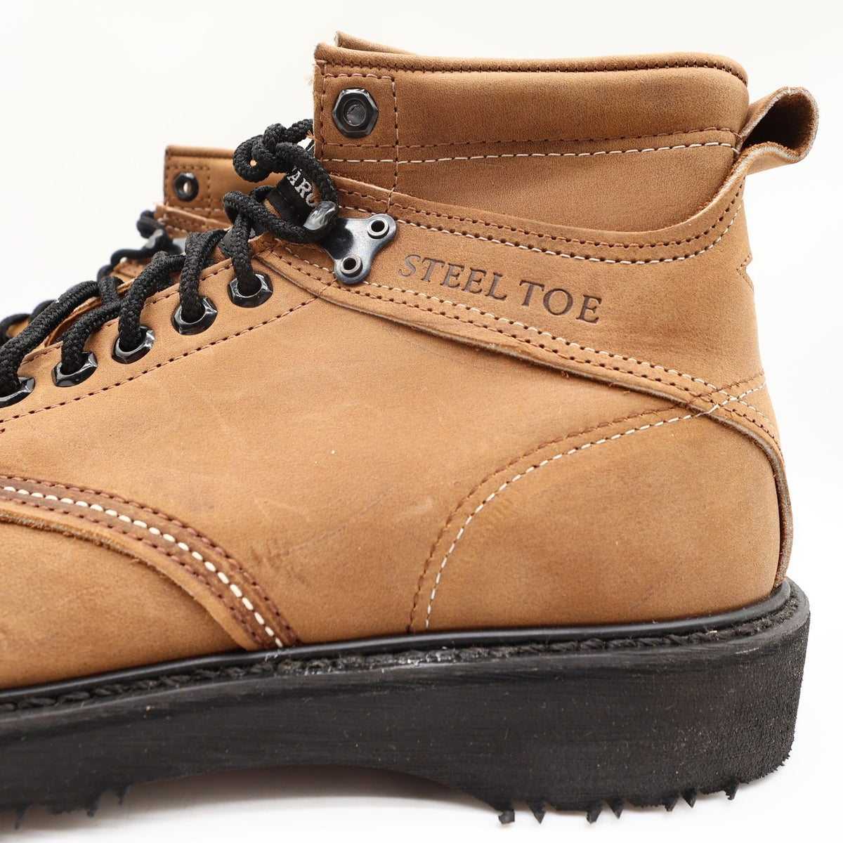 Carolina 139 Steel Toe Work Boots Mens 11 D Brown Leather USA New Vintage 90s - take2supply