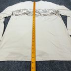 North River Henley Shirt Mens L Oyster Cotton Graphic Hunting Rifle NWT - take2supply