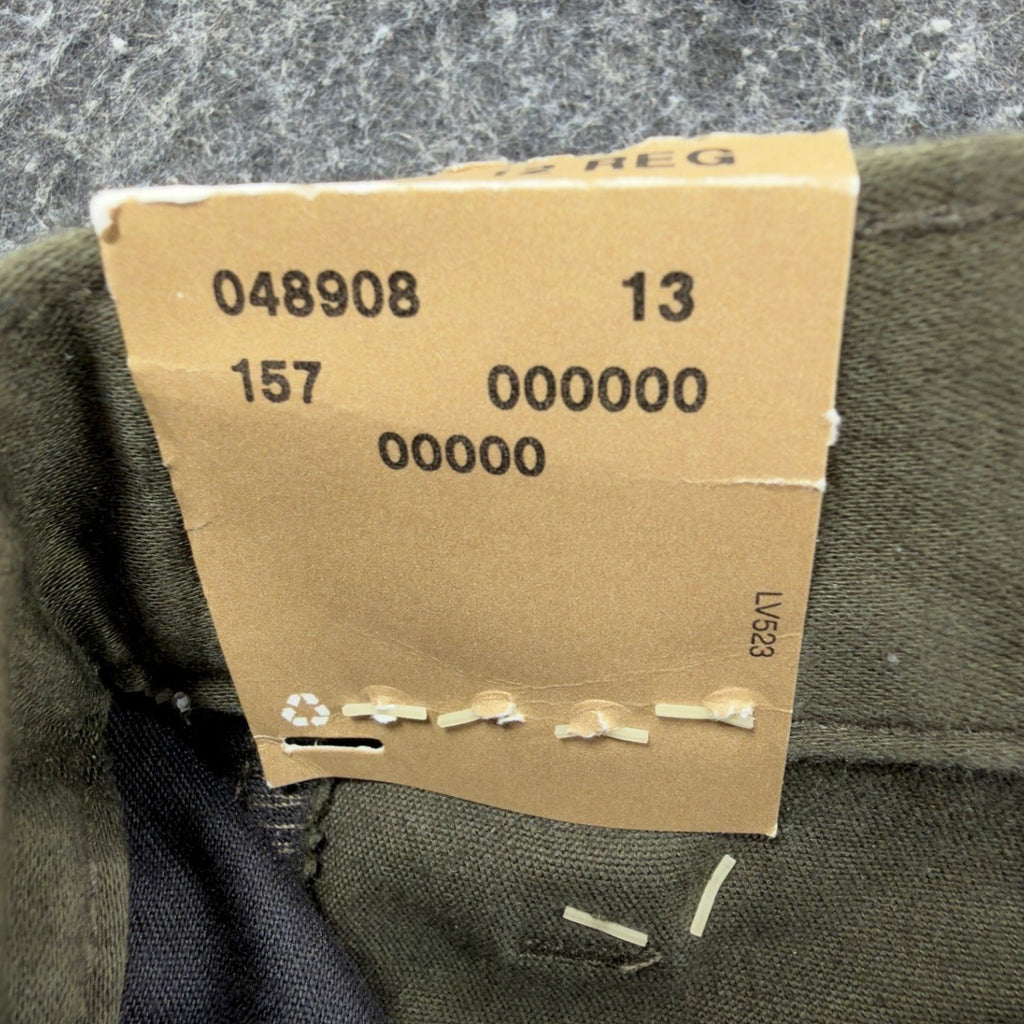 Levi's Y2K 550 Relaxed Tapered Jeans Womens 12 Olive Green NWT Stretch Deadstock - take2supply