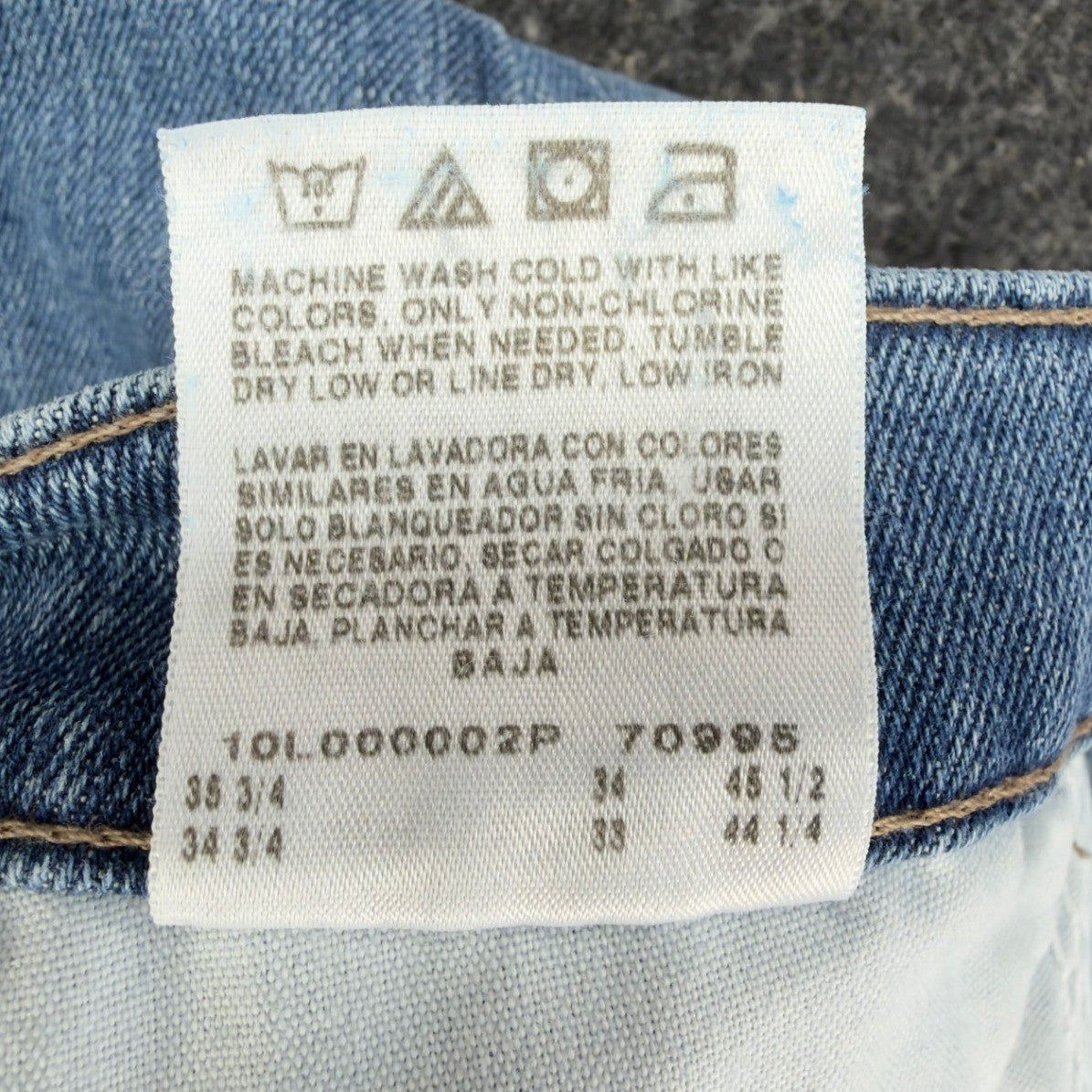 Lee Relaxed Fit Straight Leg Jeans Womens 14 Long Light Stone Denim NWT - take2supply