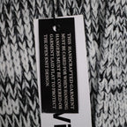 VioletRuby Cardigan Womens Medium Black Grey Ombre Open Front Longline Duster - take2supply