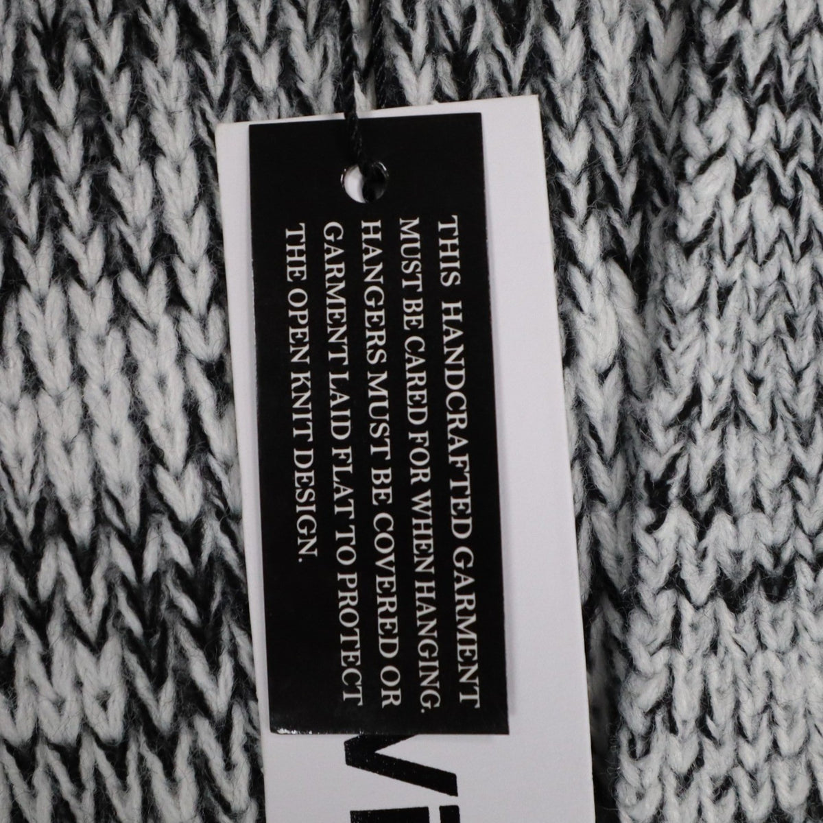 VioletRuby Cardigan Womens Medium Black Grey Ombre Open Front Longline Duster - take2supply