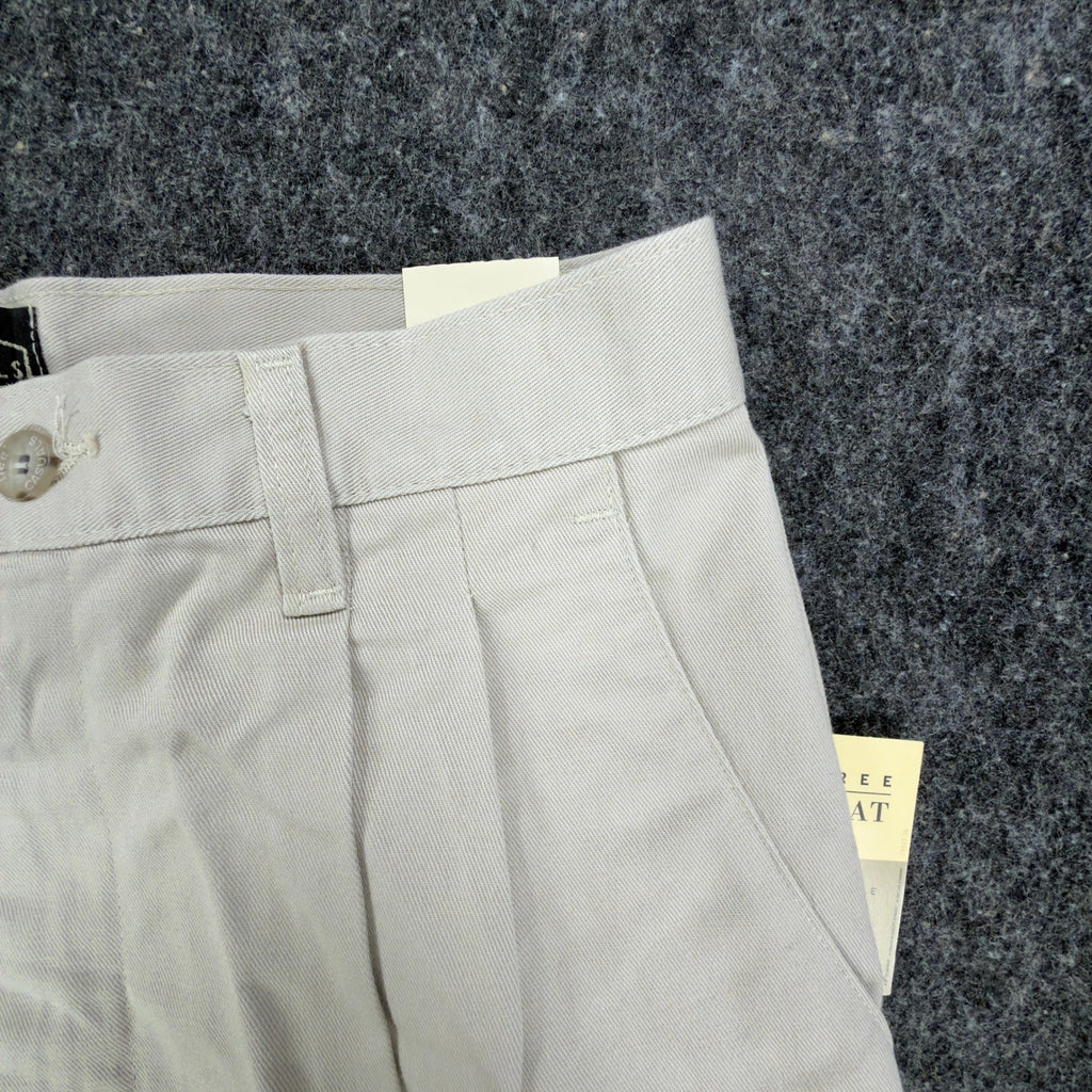 Lee Vintage 90s Pleated Shorts Womens 8P Beige Cotton NWT - take2supply