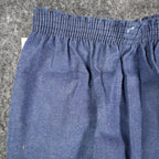 Vintage Young Maverick Jeans Girls 12 Blue Red Piping Elastic Waist USA NWT NOS - take2supply