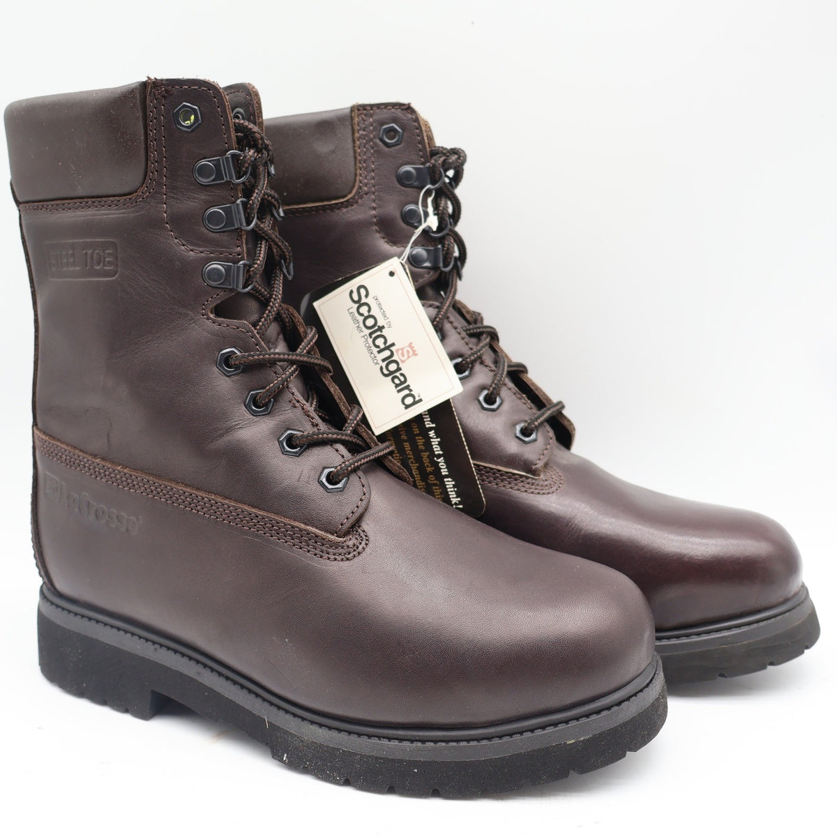 LaCrosse Caribou II Boots Mens 9 Vintage Brown Leather Steel Toe Thinsulate USA - take2supply