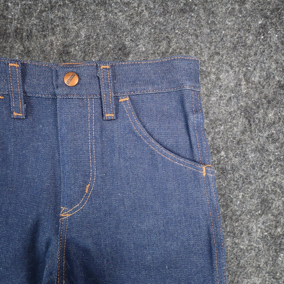 Maverick Western Boot Jean Boys 9 Reg Vintage Indigo Blue Denim Made in USA NEW - take2supply