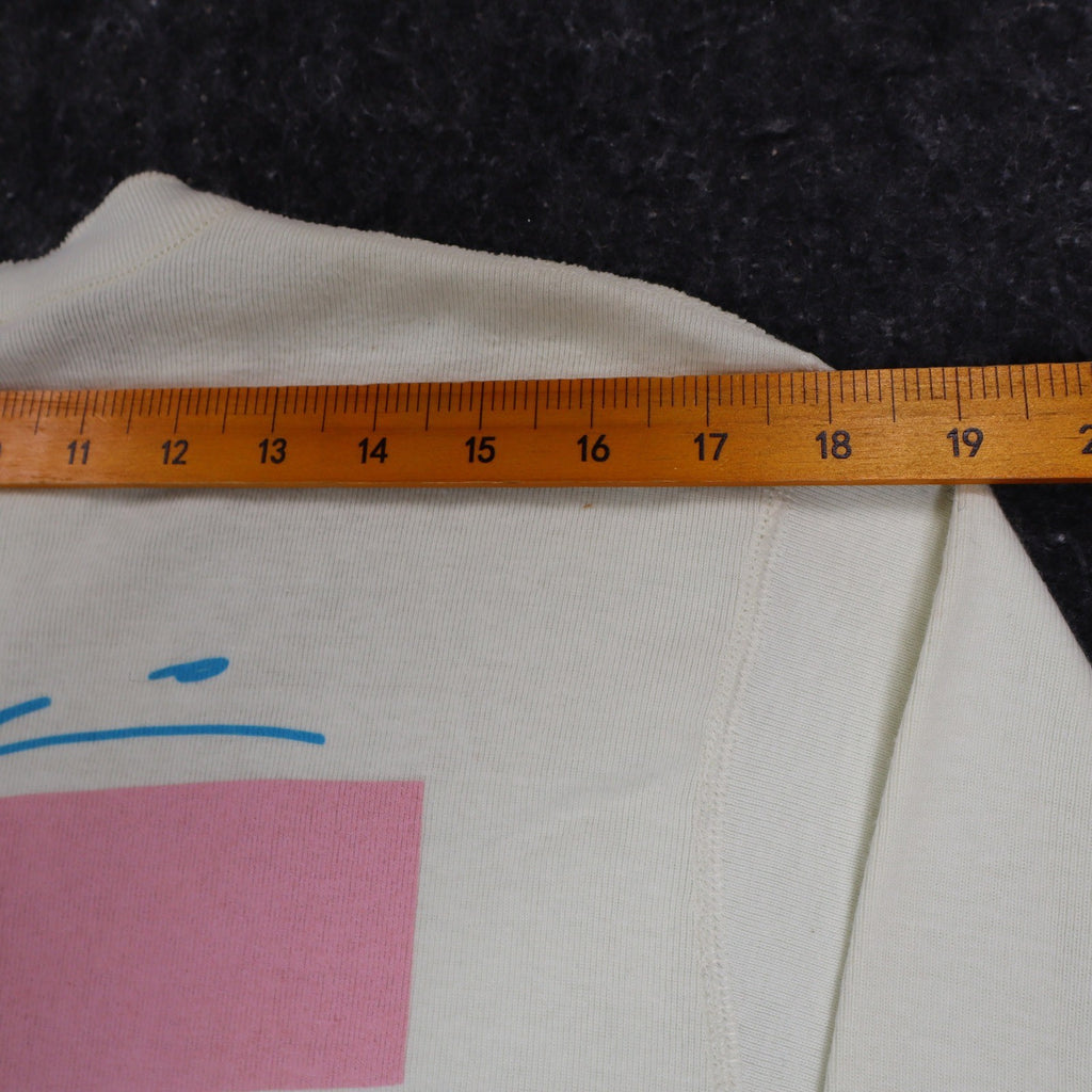 Buffalo Inc Henley Shirt Large Ski Graphic Cream Long Sleeve Cotton Blend USA NW - take2supply