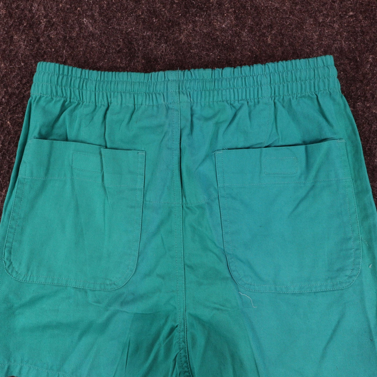 Jantzen Sport Shorts Mens S Vintage 90s Lagoon Green Cotton Braided Drawstring - take2supply