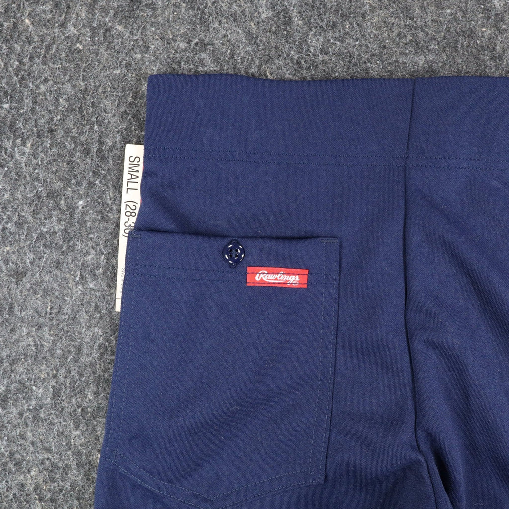 Rawlings Shorts Mens Small 28-30 Vintage 80s Navy Blue Polyester Baseball Coach - take2supply