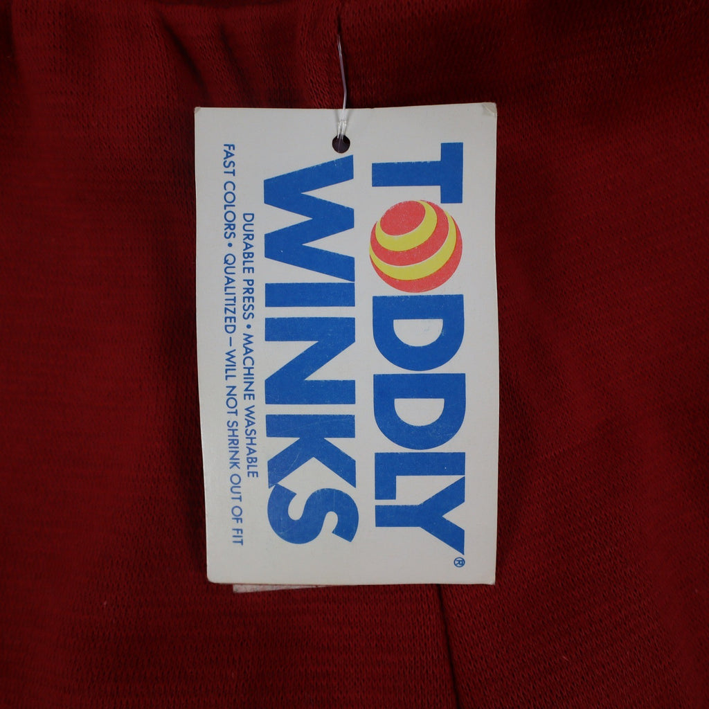Toddy Winks Vintage Boys 5 Red Flare Pants Cotton Blend NWT USA - take2supply