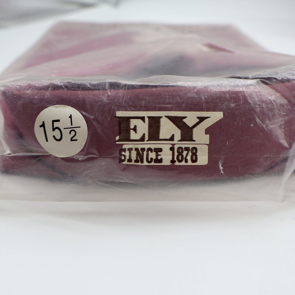 Ely Cattleman Western Shirt Mens 15.5 Burgundy Short Sleeve Pearl Snap NIP - take2supply
