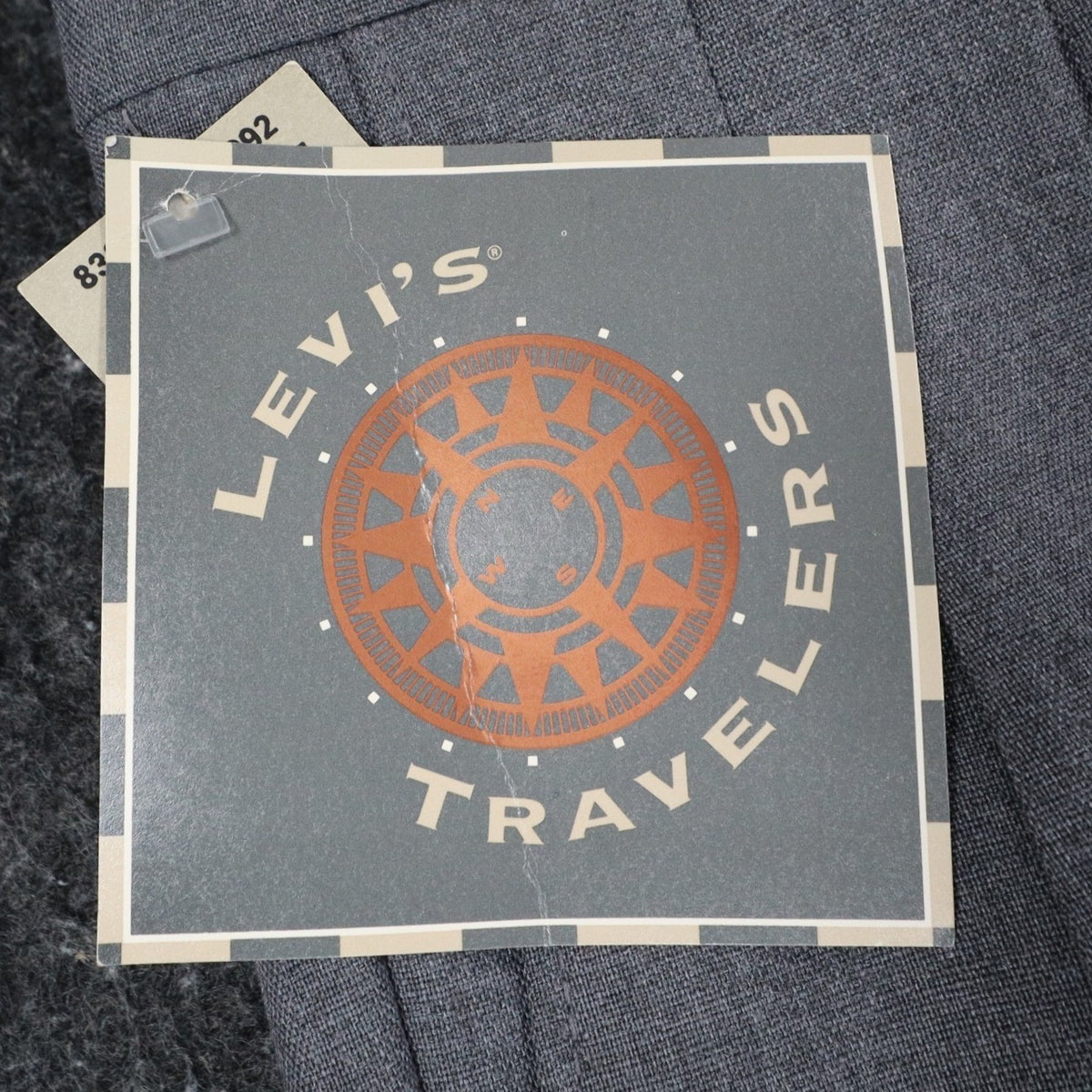 Levi's Travelers Dress Pants Mens 32x32 Vintage 80s Gray Wool Blend Pleated NWT - take2supply