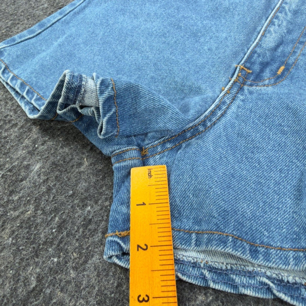 Boom Boom Vintage 90s Denim Shorts Womens 11/12 Blue Cotton NWT - take2supply