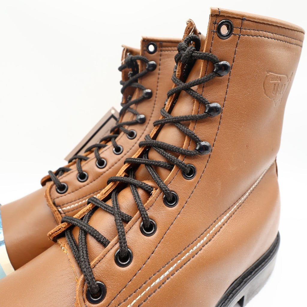 Walker Vintage 80s Work Boots Mens 10.5 EE Brown Leather NWT - take2supply