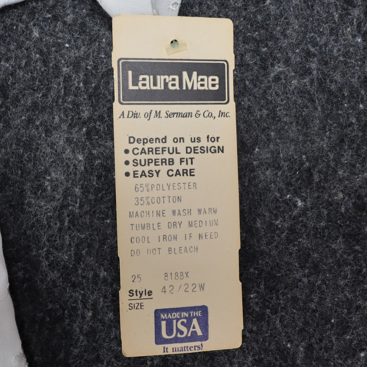 Laura Mae Shirt Womens 22W Vintage 80s White Eyelet Heart Embroidered USA NWT - take2supply