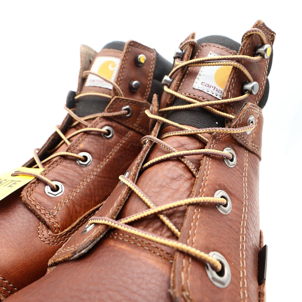 Carhartt CME6355 6-Inch Waterproof Work Boot Mens 13 Brown Leather New - take2supply