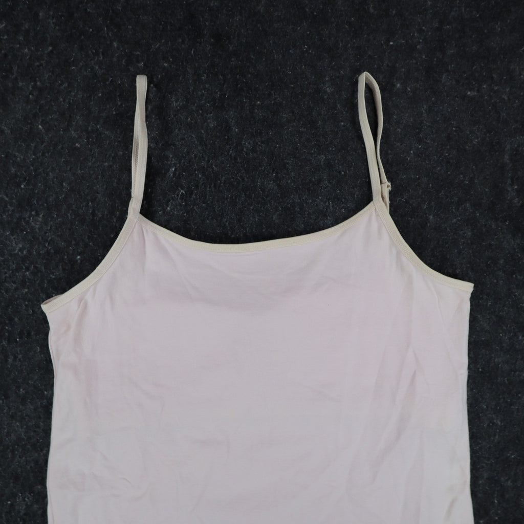 Great Republic Camisole Women Large Pink Cotton Stretch Cami Tank Top GR103 - take2supply