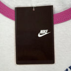 Nike Y2K Ringer Tee Girls XL White Pink Basketball Team 216485 NWT - take2supply