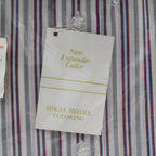 Chapel Hill by Block Dress Shirt Mens 15.5 34 Vintage Striped Expander Collar - take2supply