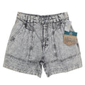 Lee Trekker Shorts Boys 14 Vintage 90s Acid Wash Black Cotton Relaxed Fit NWT - take2supply