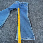 Levi's Vintage Y2K 517 Flare Jeans Girls Size 5 Blue Cotton Denim NWT - take2supply