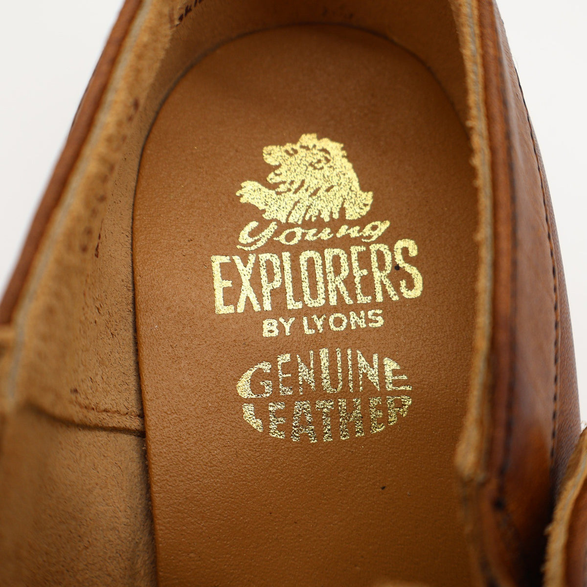Young Explorers Lyons Monk Strap Shoes Boys 13 Vintage Brown Leather Deadstock - take2supply