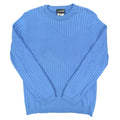 Excelsior Vintage 90s Ribbed Knit Sweater Mens Medium Blue Cotton Excellent - take2supply