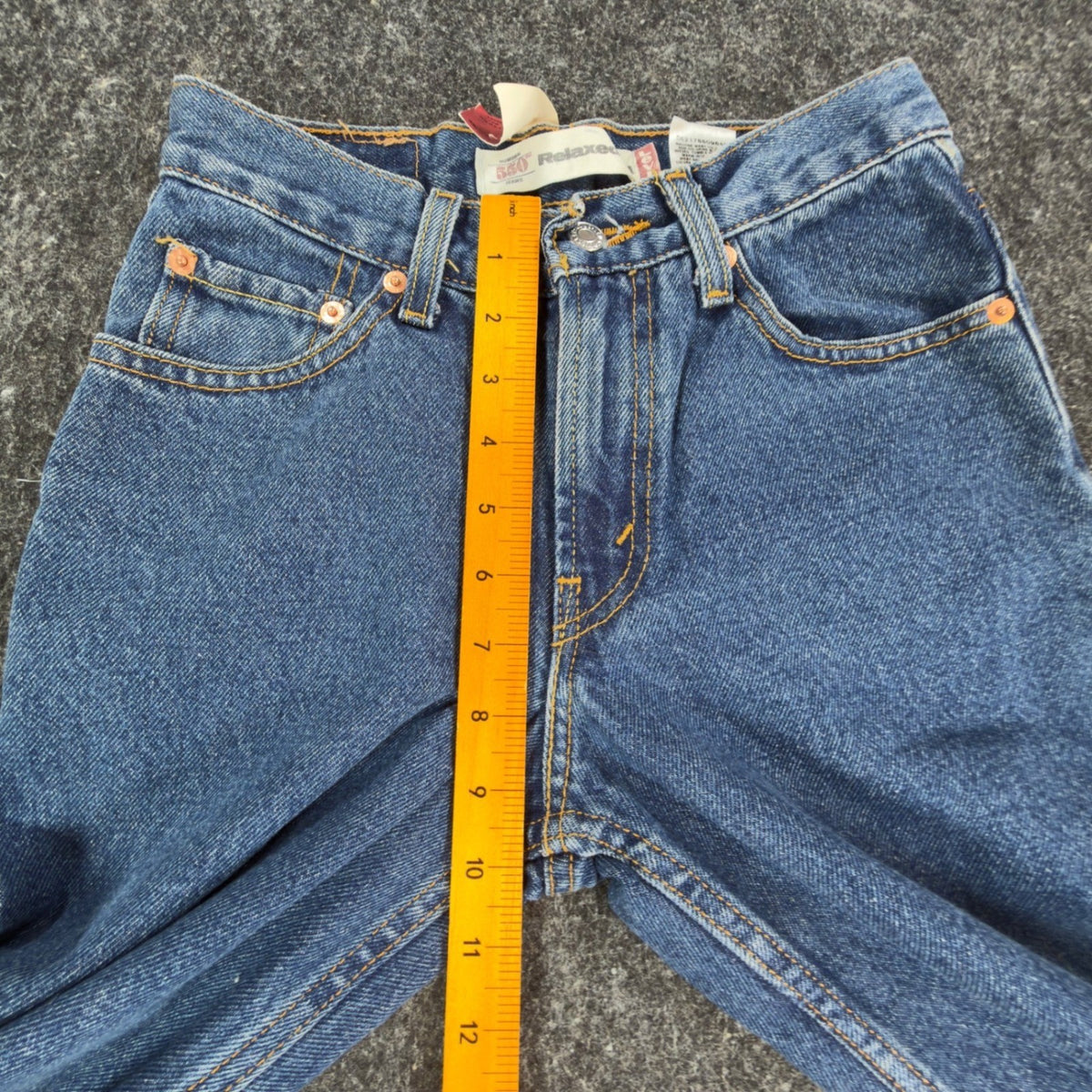 Levi's 550 Boys 14 Slim Medium Wash Cotton Relaxed Fit Vintage Y2K NWT - take2supply