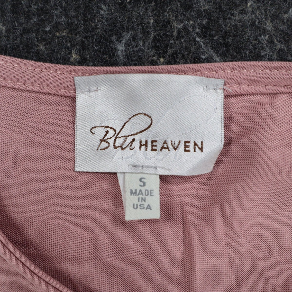 Blu Heaven Tunic Top Womens Small Mauve Pink Modal Blend High Low Babydoll Flowy - take2supply
