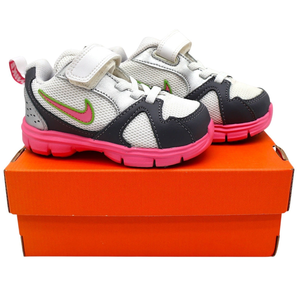 Nike Endurance Trainer TD Toddler Size 6C White Pink Grey Sneakers 429910-100 - take2supply