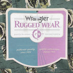 Wrangler Rugged Wear Leaf Print Shirt Mens M Green Cotton NWT R960LLV New - take2supply