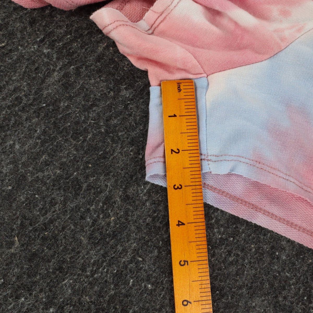 Hem & Thread Shorts Womens Small Pink Blue Tie Dye Elastic Waist Lounge 30197 - take2supply