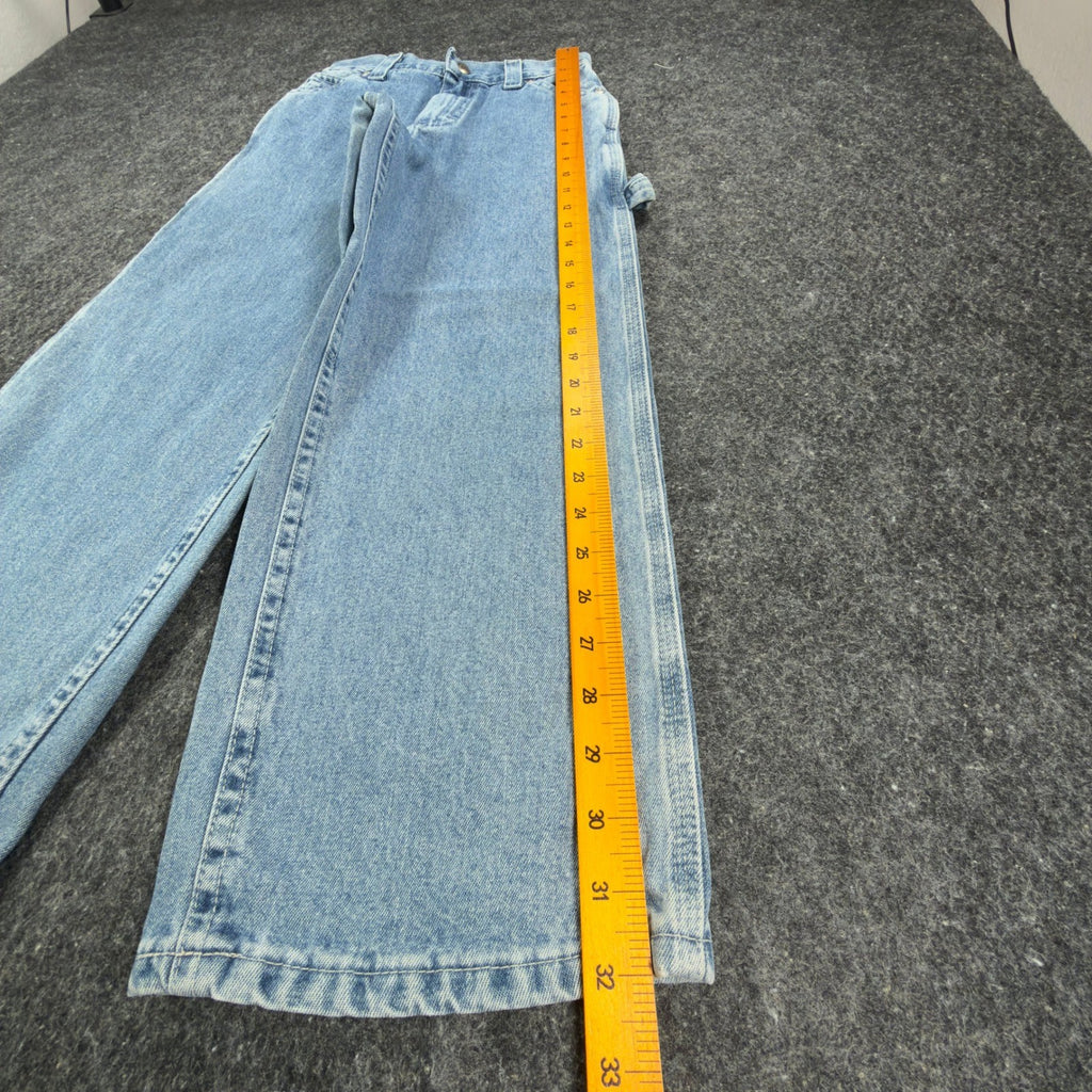 Lee 90s Vintage Wide Leg Carpenter Jeans Boys 9 Reg Blue Retro Stone NWT C549 - take2supply