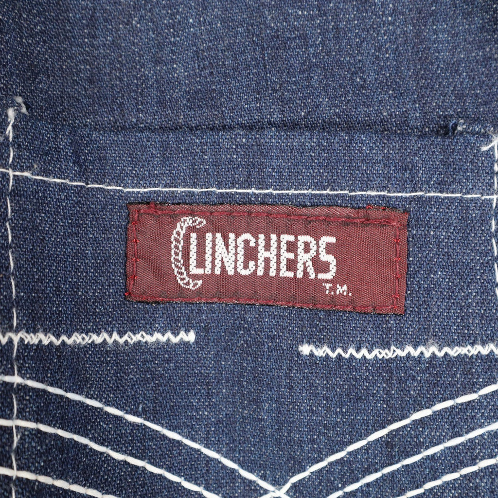 Vintage Clinchers Girls Jeans 8 Slim Blue Flare Leg USA Cotton NWT - take2supply