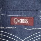 Vintage Clinchers Girls Jeans 8 Slim Blue Flare Leg USA Cotton NWT - take2supply