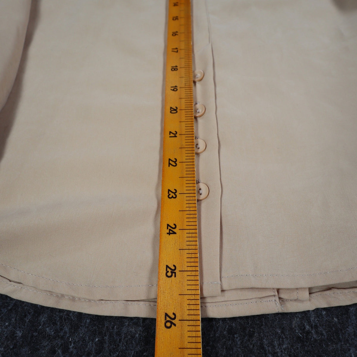 Southern Lady Shirt Womens Small Desert Dust Tan Long Sleeve Button Down 368H - take2supply
