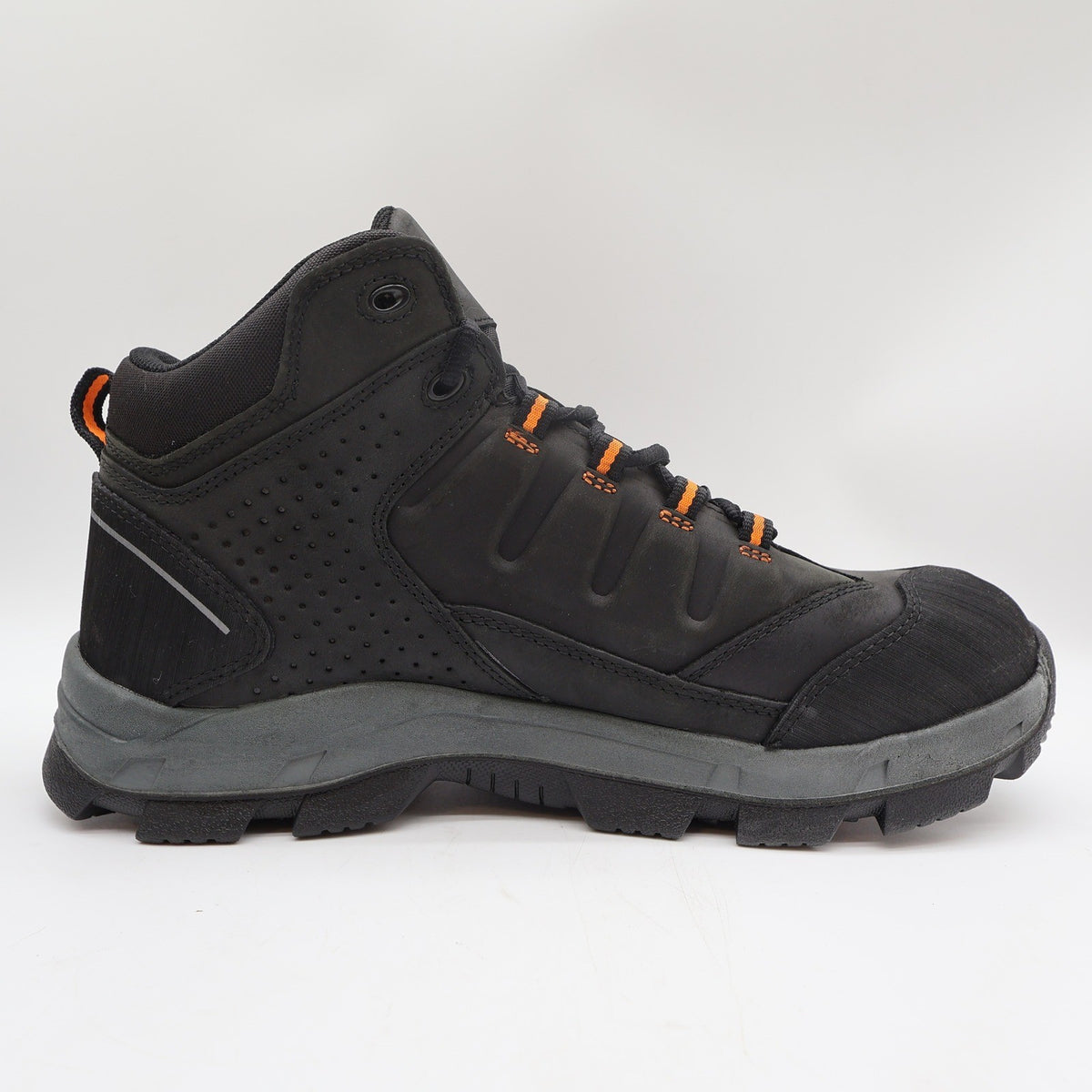 Worx by Red Wing Shoes 5401 Steel Toe Work Boots Mens 13 Black Orange Excellent - take2supply