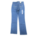 Wrangler Y2K Cowboy Cut Jeans Womens 9/10x34 Blue Denim Bootcut New C717 - take2supply
